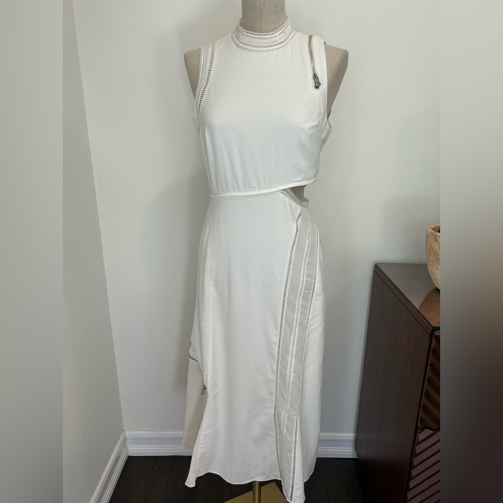 3.1 PHILLIP LIM - Sleeveless Cutout Midi Dress Size 2